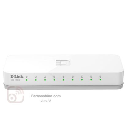 تصویر  سوییچ 8 پورت دی-لینک مدل DES-1008C