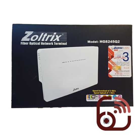 عکس جعبه مودم زولتریکس Q2