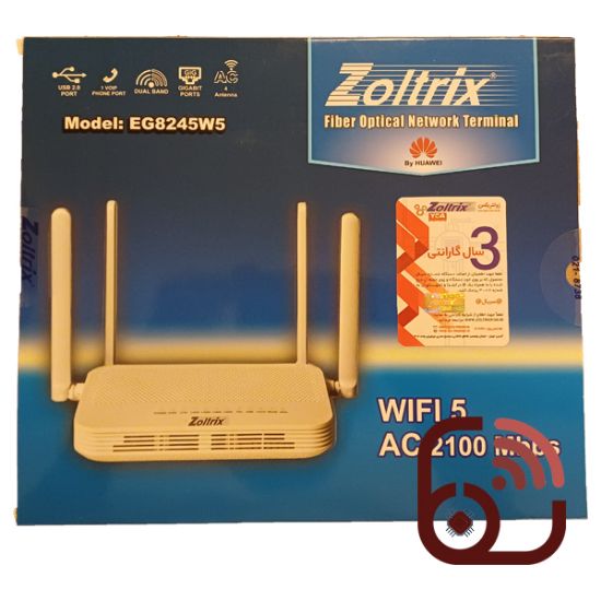 تصویر  مودم فیبر نوری  زولتریکس EG8245W5